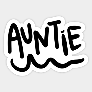 Auntie Sticker